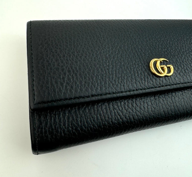Gucci GG Marmont Black Long Wallet