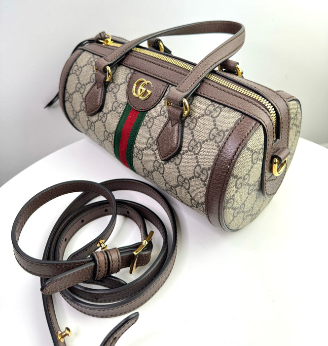 Gucci Ophidia small top handle bag in GG Supreme