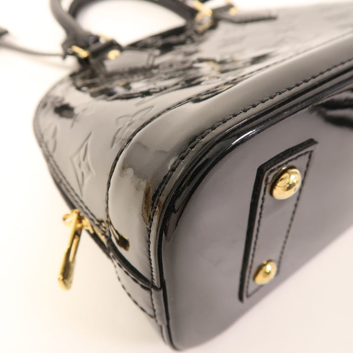 Louis Vuitton Monogram Vernis Alma BB Black