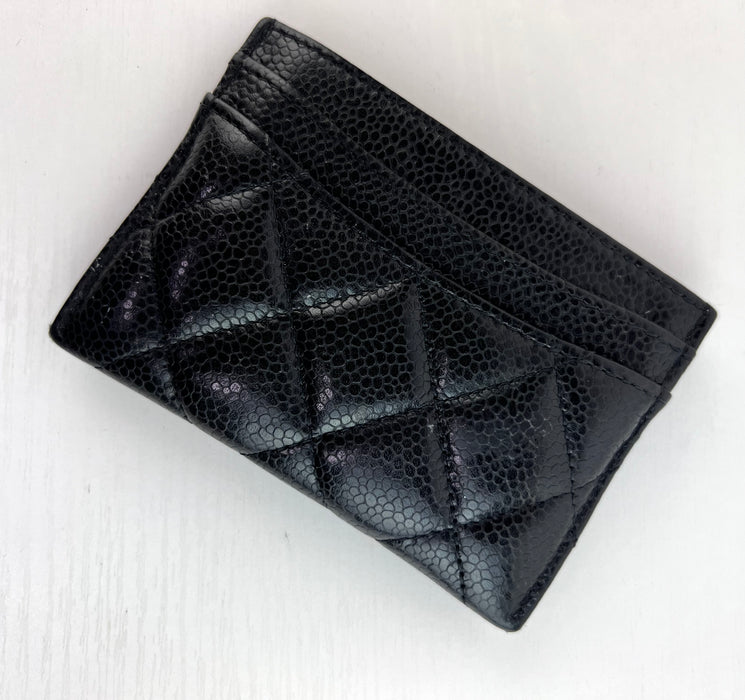 Chanel Classic Card Holder in Black
