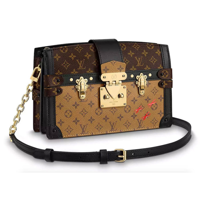 Louis Vuitton Reverse Monogram Trunk Clutch