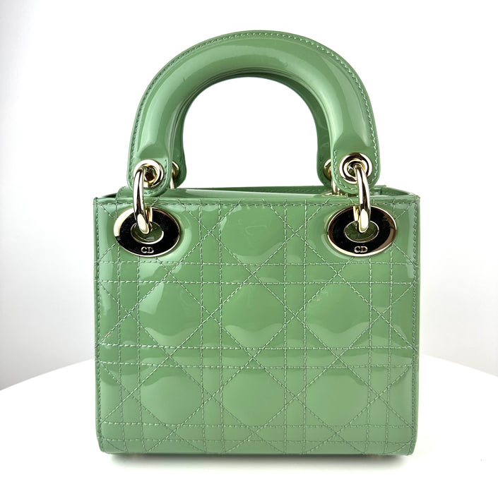 Dior Mini Lady Dior Bag in Patent Calfskin