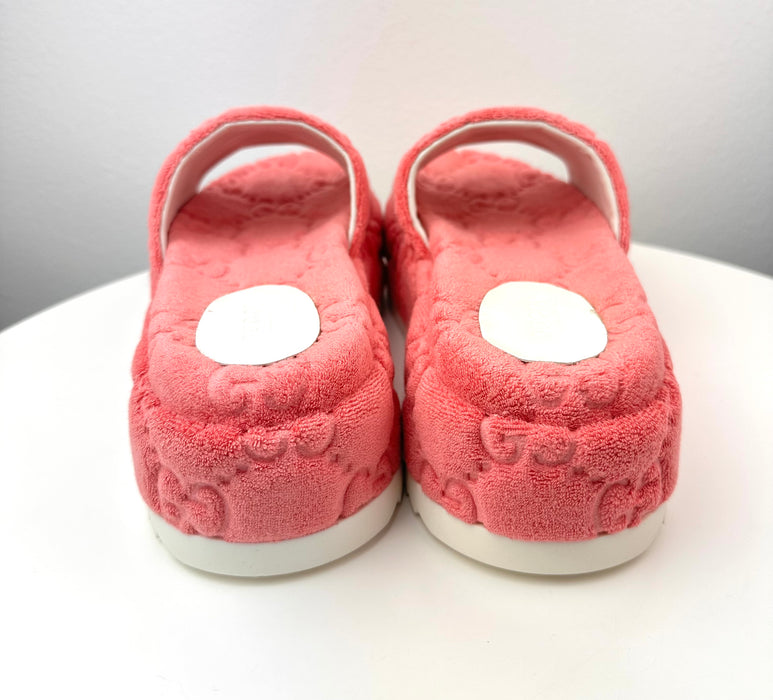 Gucci GG Terry Platform Sandals