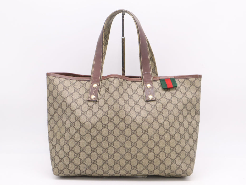 Gucci GG Plus Monogram Medium Signature Web Loop Tote