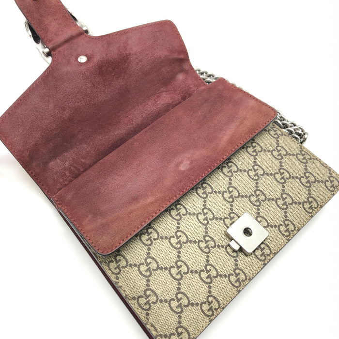 Gucci Dionysus Mini Shoulder Bag GG Supreme Blooms