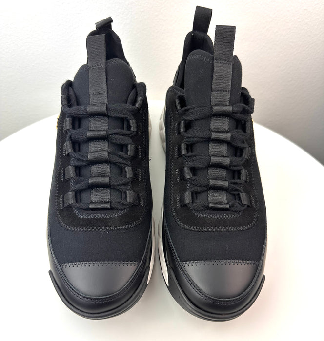 Chanel Mixed Fabric Sneakers in Black