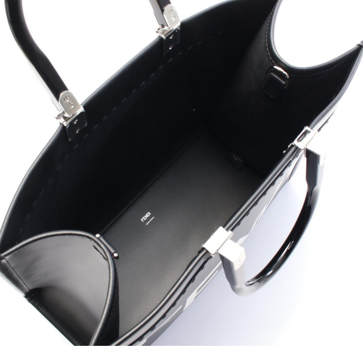 Fendi Medium Sunshine Shopper Black