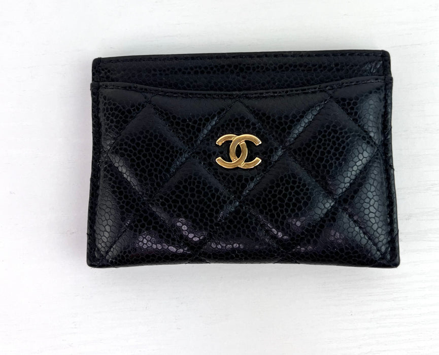Chanel Classic Card Holder in Black