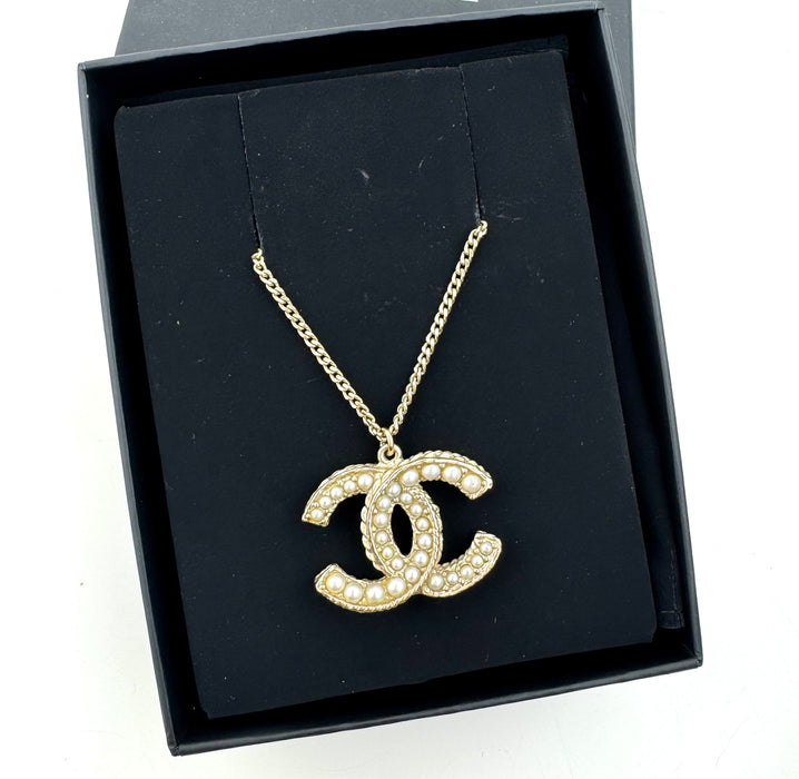Chanel Pearl CC Necklace