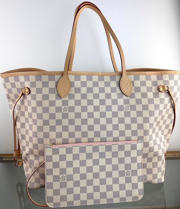 Louis Vuitton Neverfull GM Azur Rose Ballerine