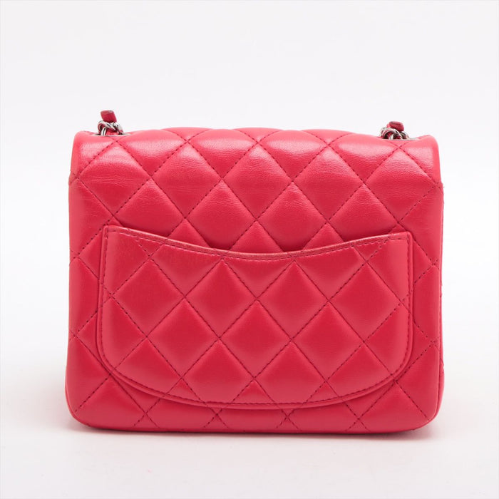 Chanel Lambskin Quilted Mini Square Flap