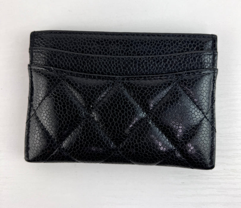 Chanel Classic Card Holder in Black
