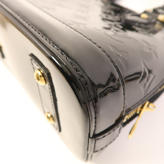 Louis Vuitton Monogram Vernis Alma BB Black