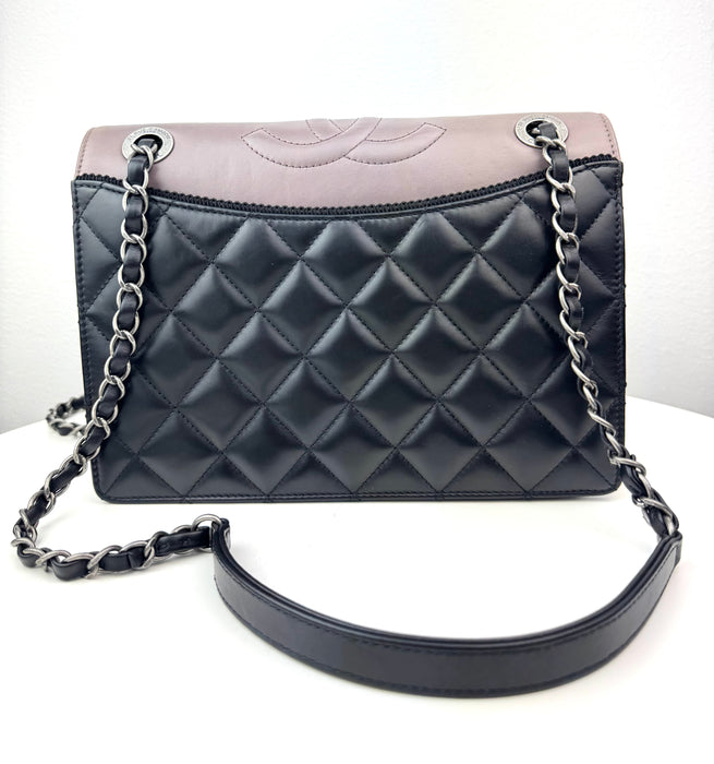 Chanel Calfskin Quilted Ballerine Flap Black