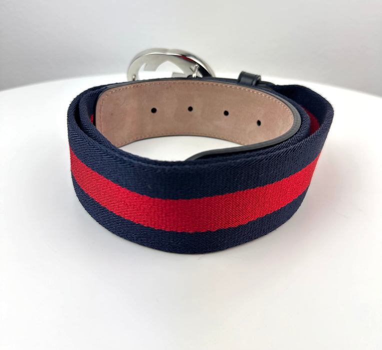 Gucci Web Belt With G Buckle