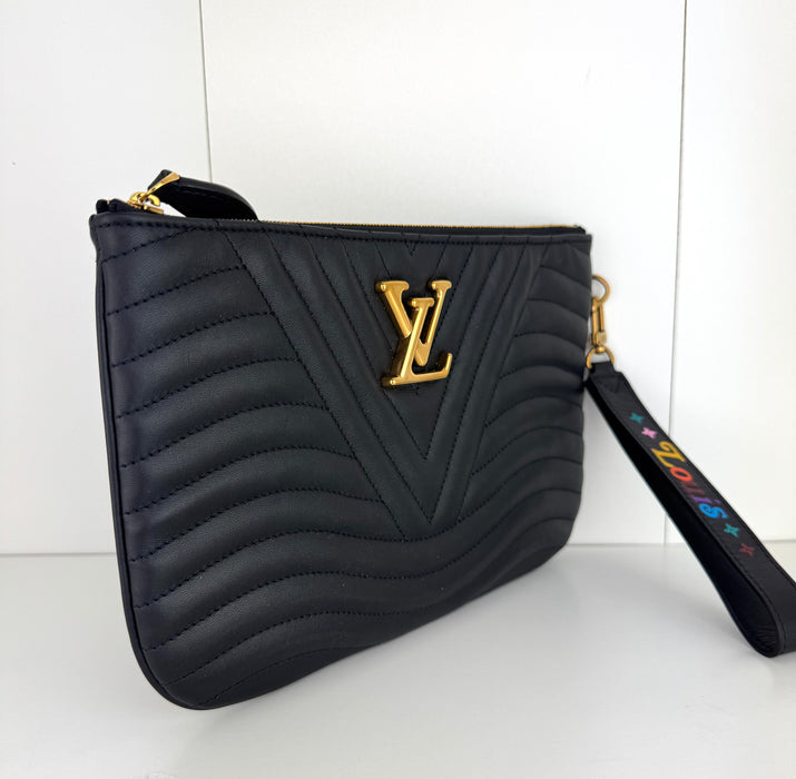 Louis Vuitton New wave Clutch black