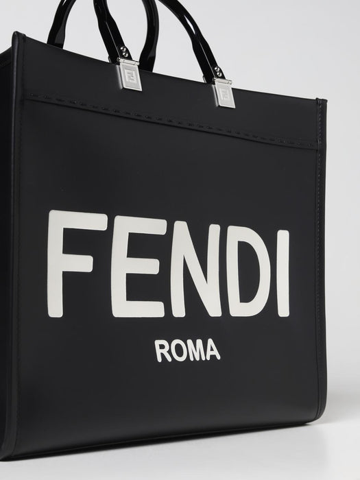 Fendi Medium Sunshine Shopper Black