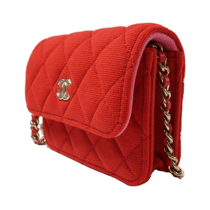 Chanel Crossbody Chain shoulder bag Red