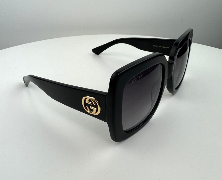 Gucci Acetate Square Sunglasses in Black