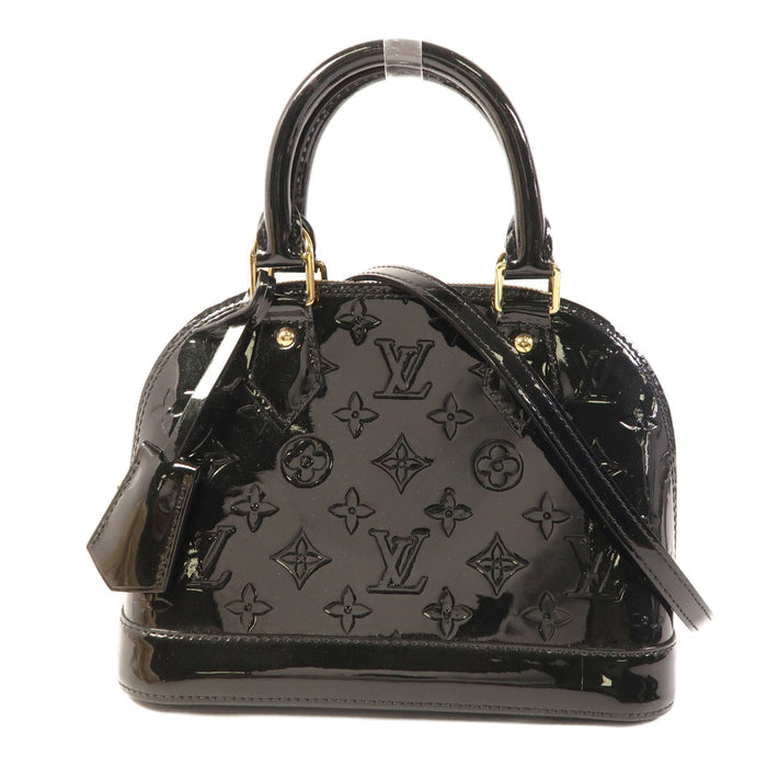 Louis Vuitton Monogram Vernis Alma BB Black
