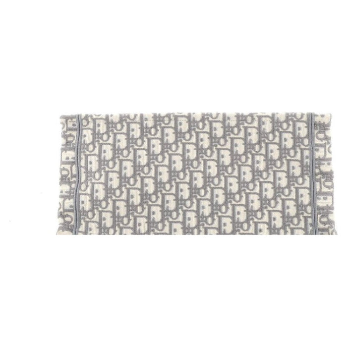 Dior Medium Dior Book Tote Ecru and Gray Dior Oblique Embroidery