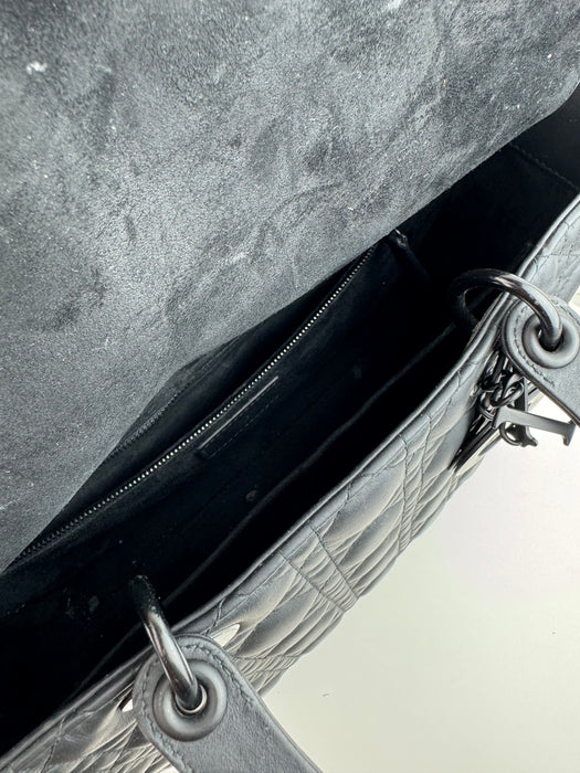 Dior Large Lady Dior Bag in Black Cannage Lambskin