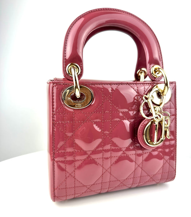 Dior Mini Lady Dior Bag in Patent Calfskin