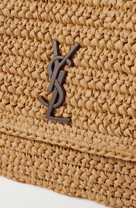 Saint Laurent Raffia Medium Niki Chain Bag