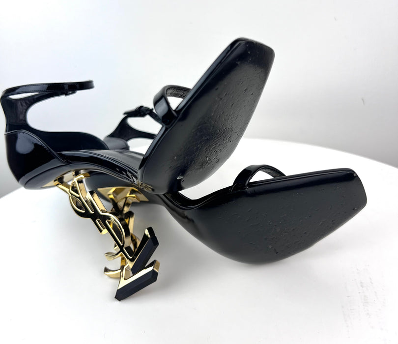 Saint Laurent Opyum Ysl Logo-heel Sandals