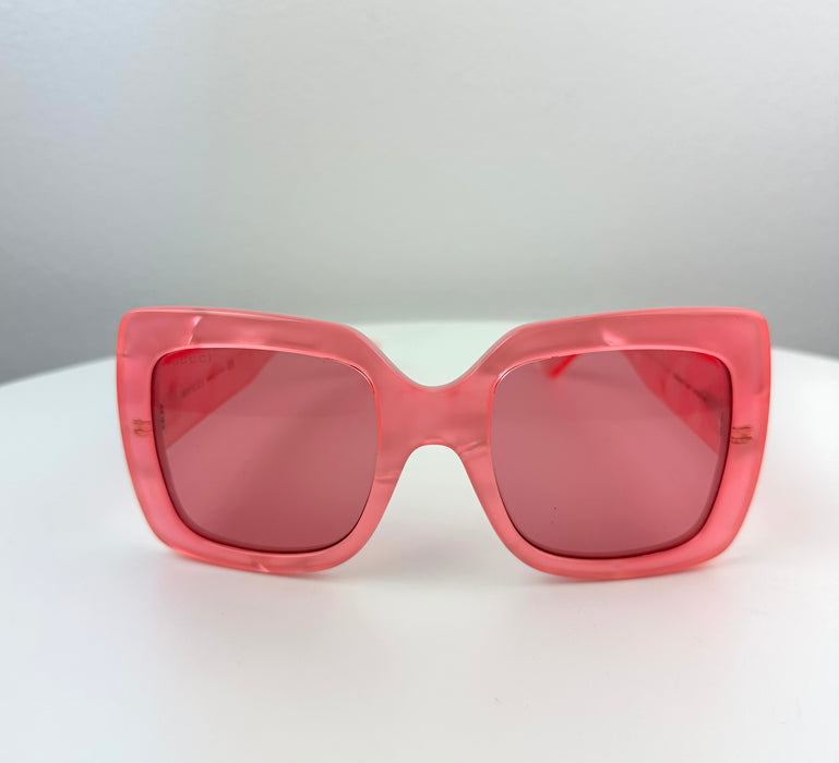 Gucci Square Pink Sunglasses