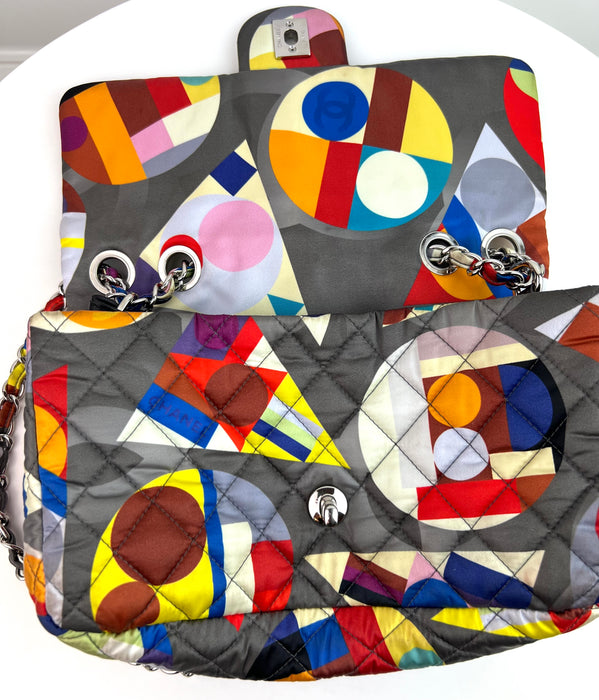 Chanel Nylon Printed Small Coco Color Flap Multicolor