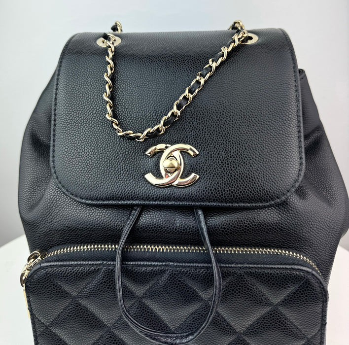 Chanel Business Affinity Backpack Caviar Small — LSC INC