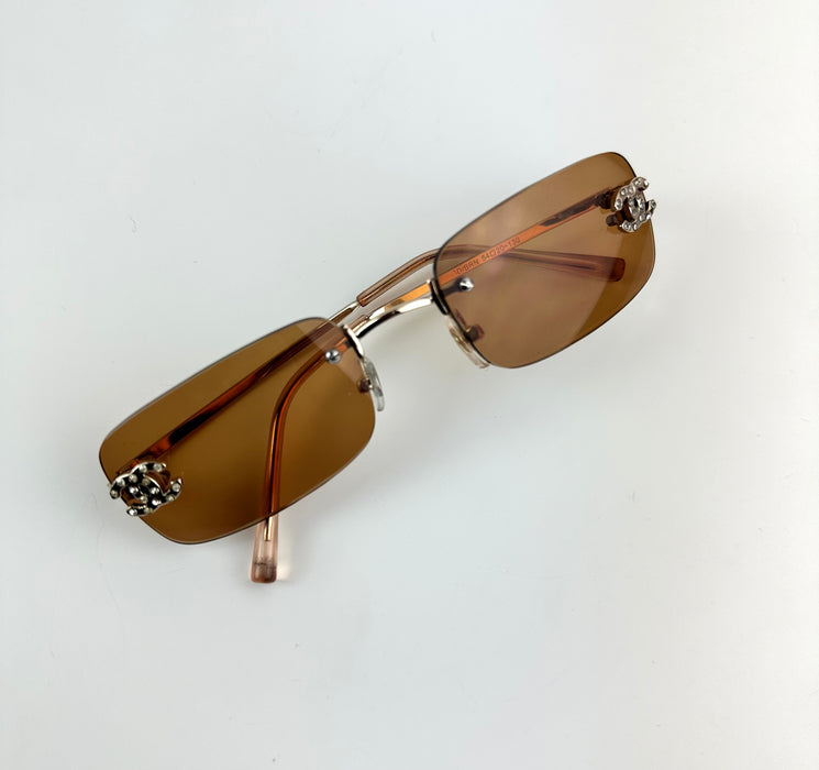 Chanel Vintage Interlocking CC sunglasses