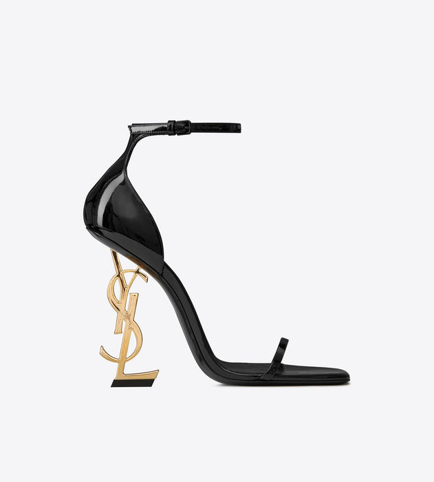 Saint Laurent Opyum YSL logo heel sandals