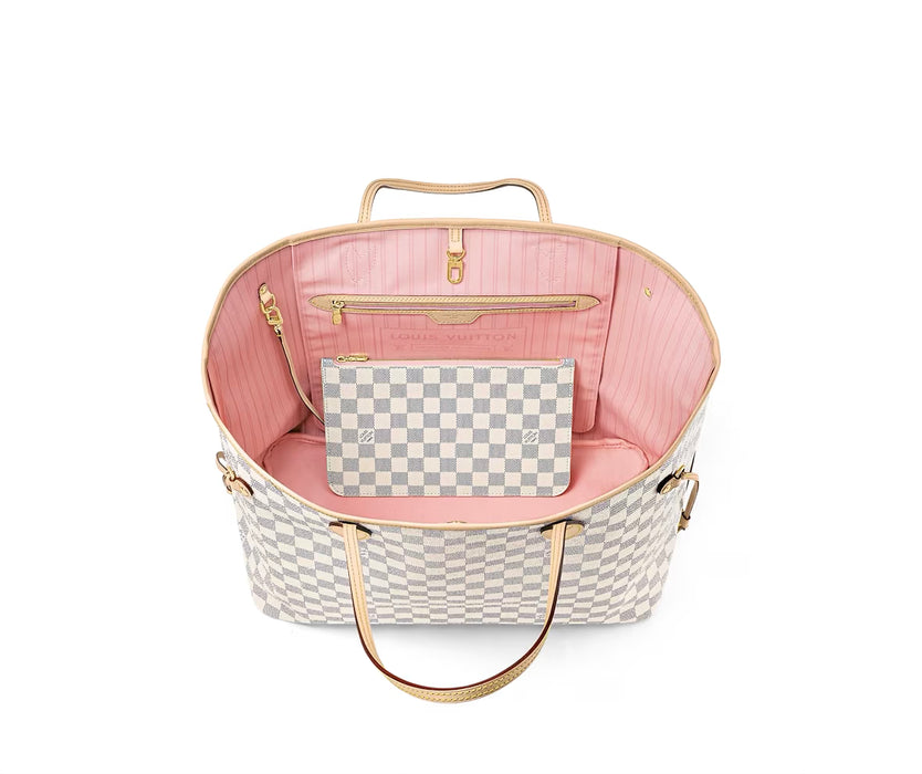 Louis Vuitton Neverfull GM Azur Rose Ballerine