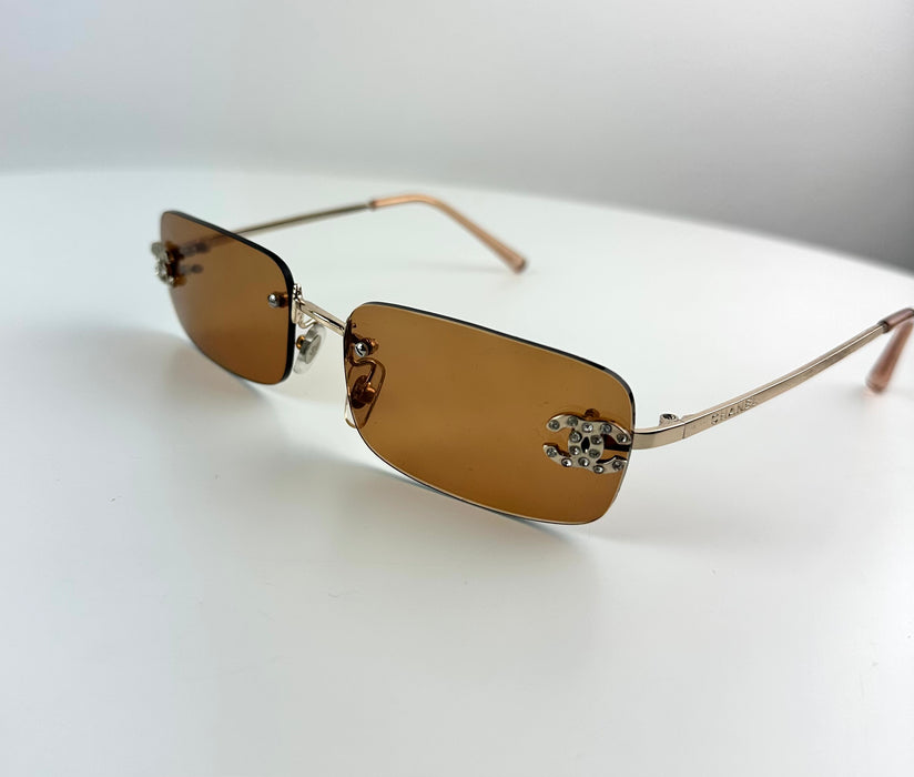 Chanel Vintage Interlocking CC sunglasses