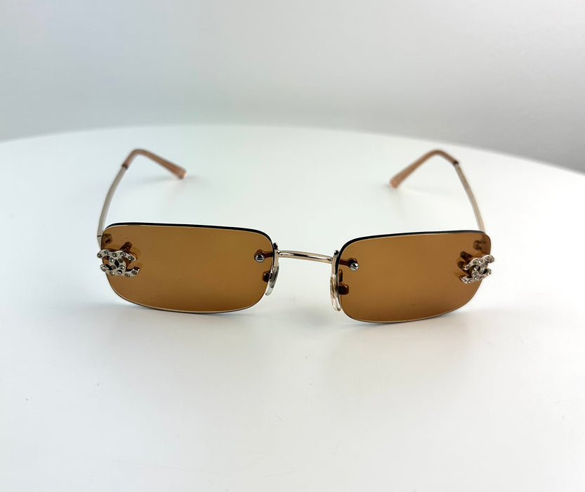 Chanel Vintage Interlocking CC sunglasses