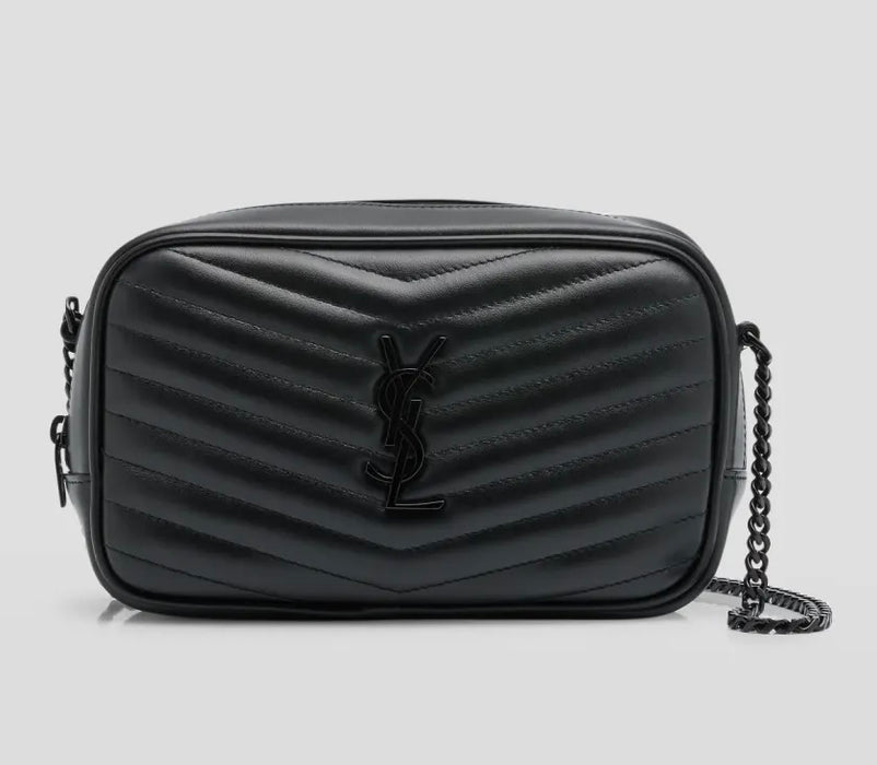 Saint Laurent Mini Lou Quilted Leather Crossbody Bag