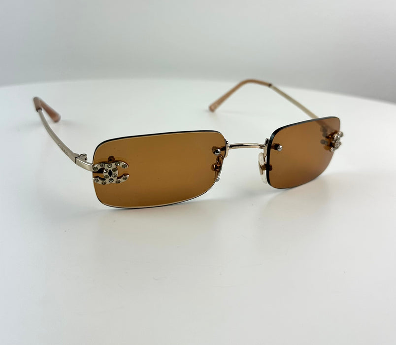 Chanel Vintage Interlocking CC sunglasses