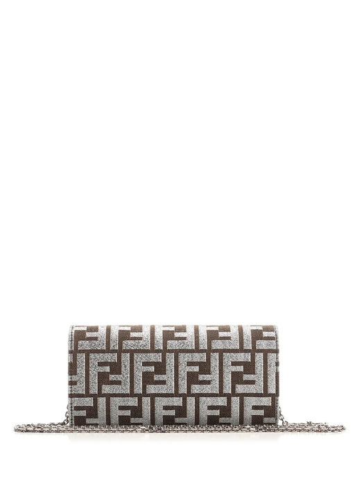 Fendi Baguette Continental Chain Wallet