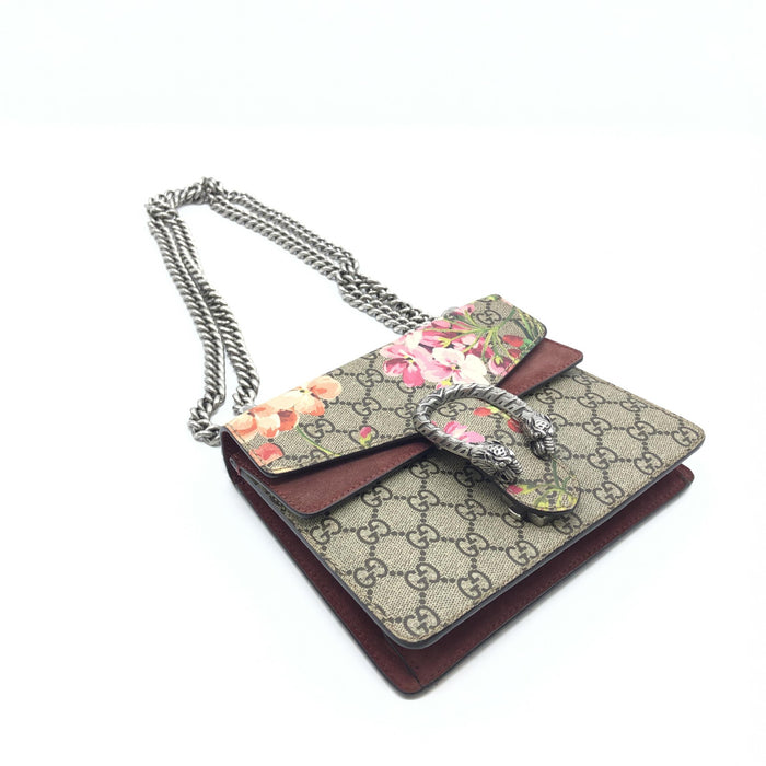 Gucci Dionysus Mini Shoulder Bag GG Supreme Blooms