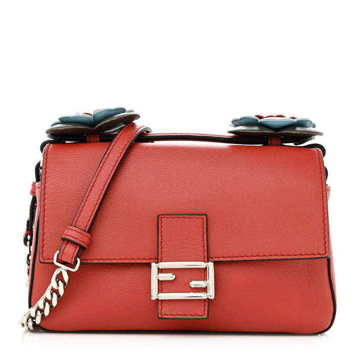Vitello Dolce Flowerland Bi-Color Studded Micro Double Baguette