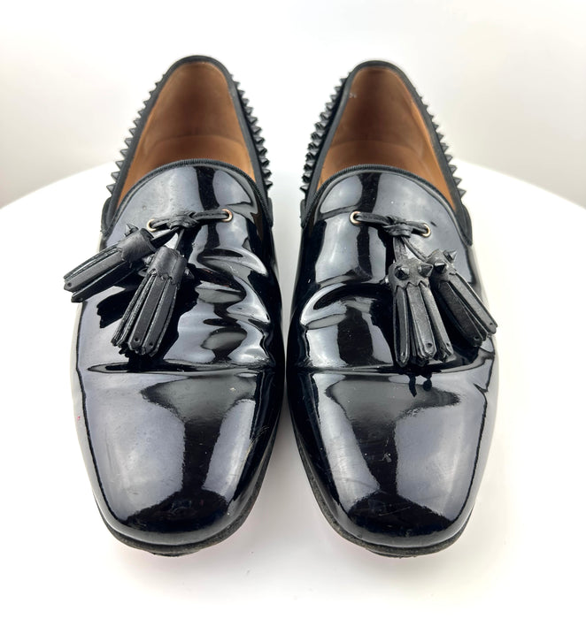 Christian Louboutin Men Patent spike Loafers