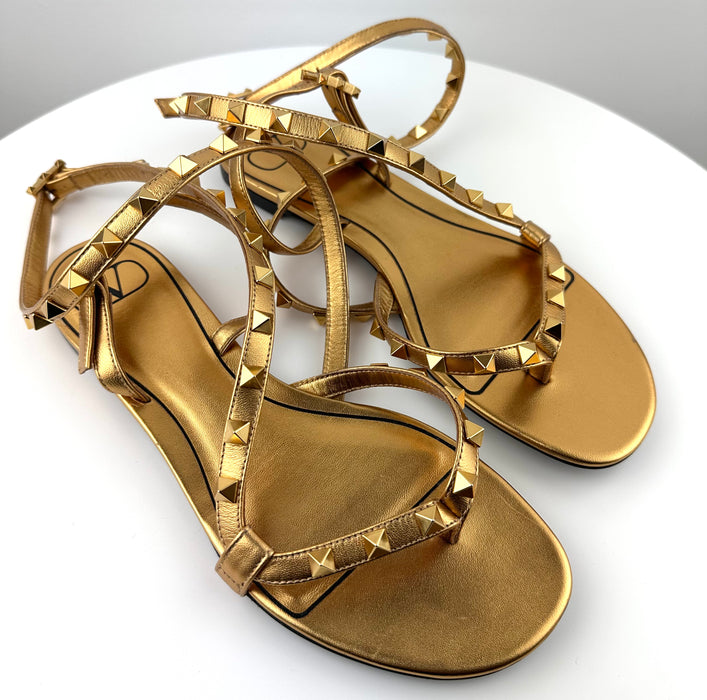 Valentino Rockstud Strap Sandals