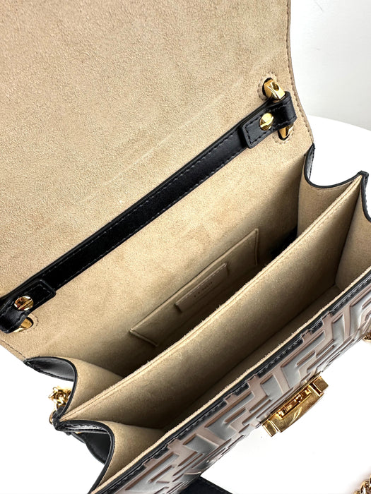 Fendi Small Kan U FF logo bag