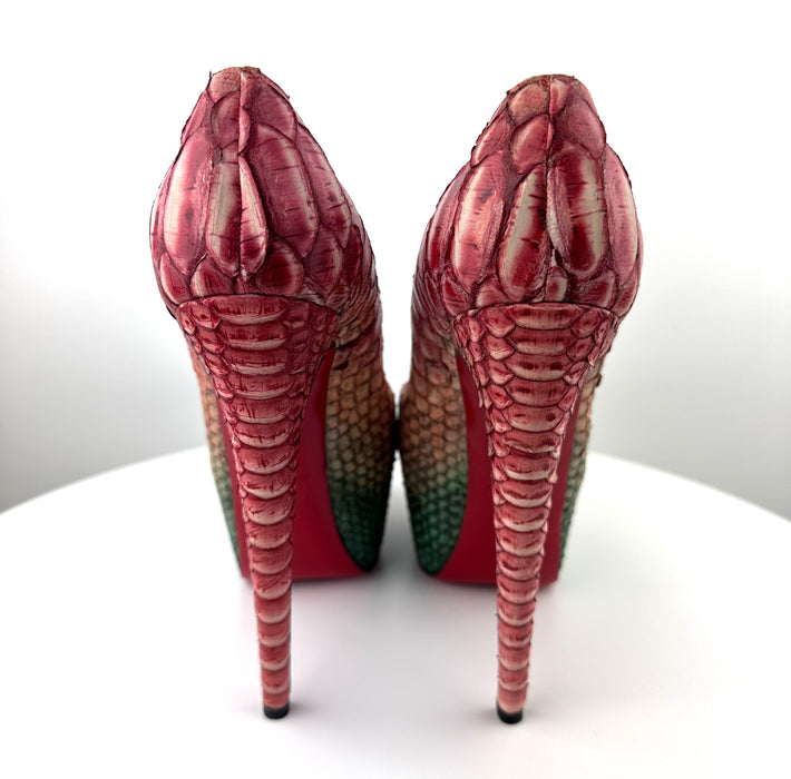 Christian Louboutin Snake skin Daffodiles