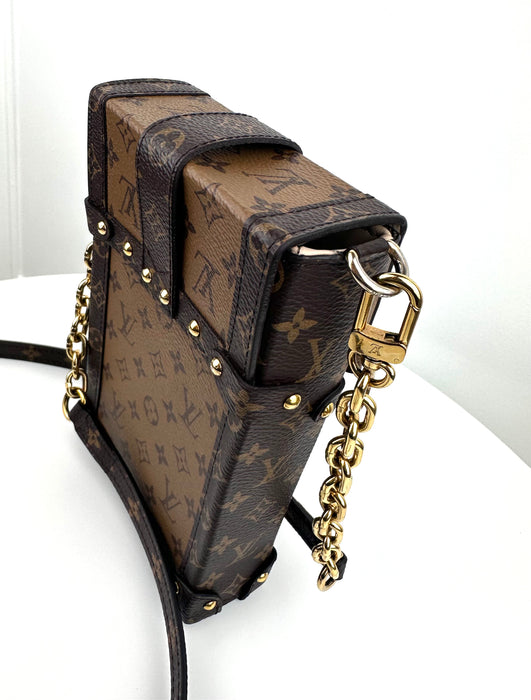 Louis Vuitton Pochette Trunk Verticale leather crossbody bag