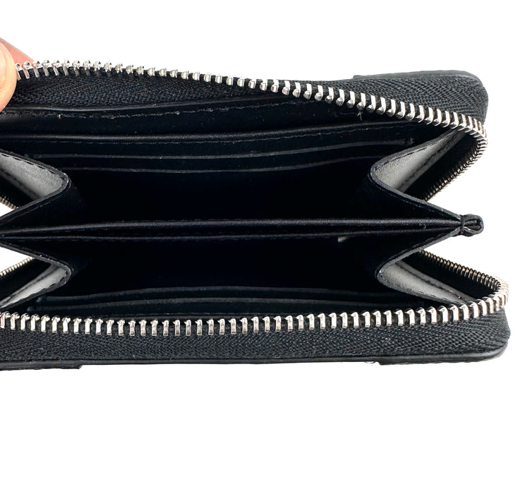 Louis Vuitton Patent Miroir Venice Zippy Wallet Black