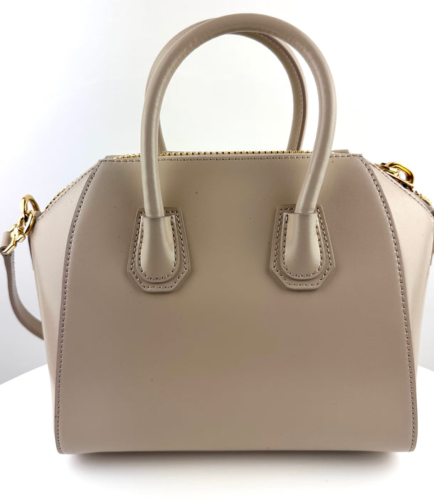 Givenchy Mini Antigona Leather bag Natural Beige