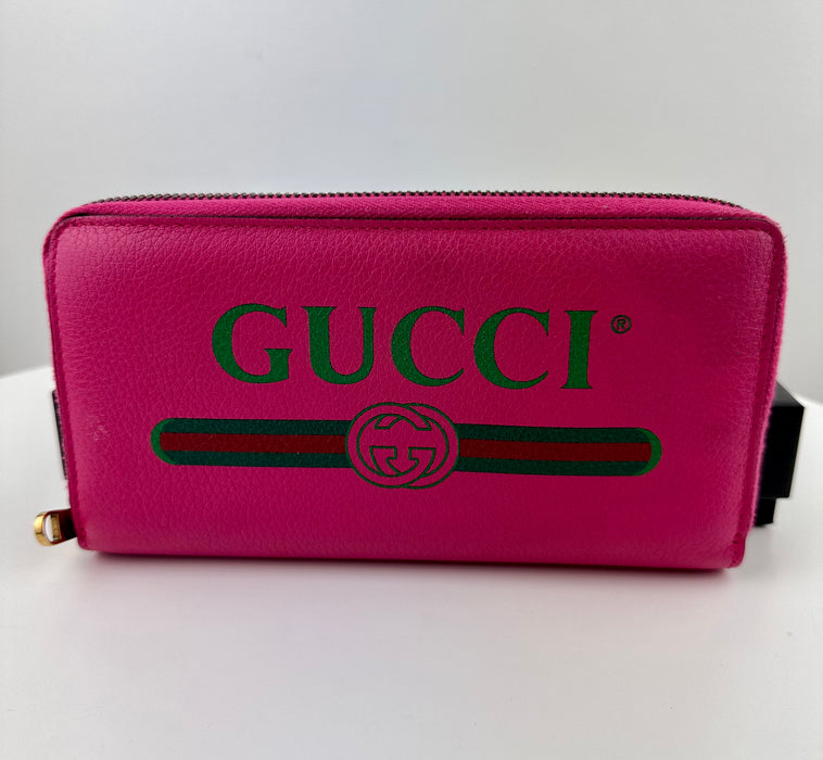 Gucci Pink Continental Wallet